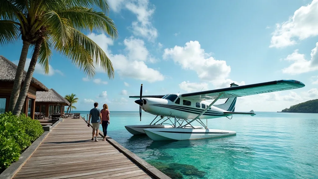 Seaplane Transfer for Liveaboard Embarkation